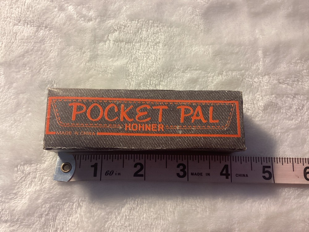 HOHNER Pocket Pal Harmonica with Original Box INSTRUCTIONS