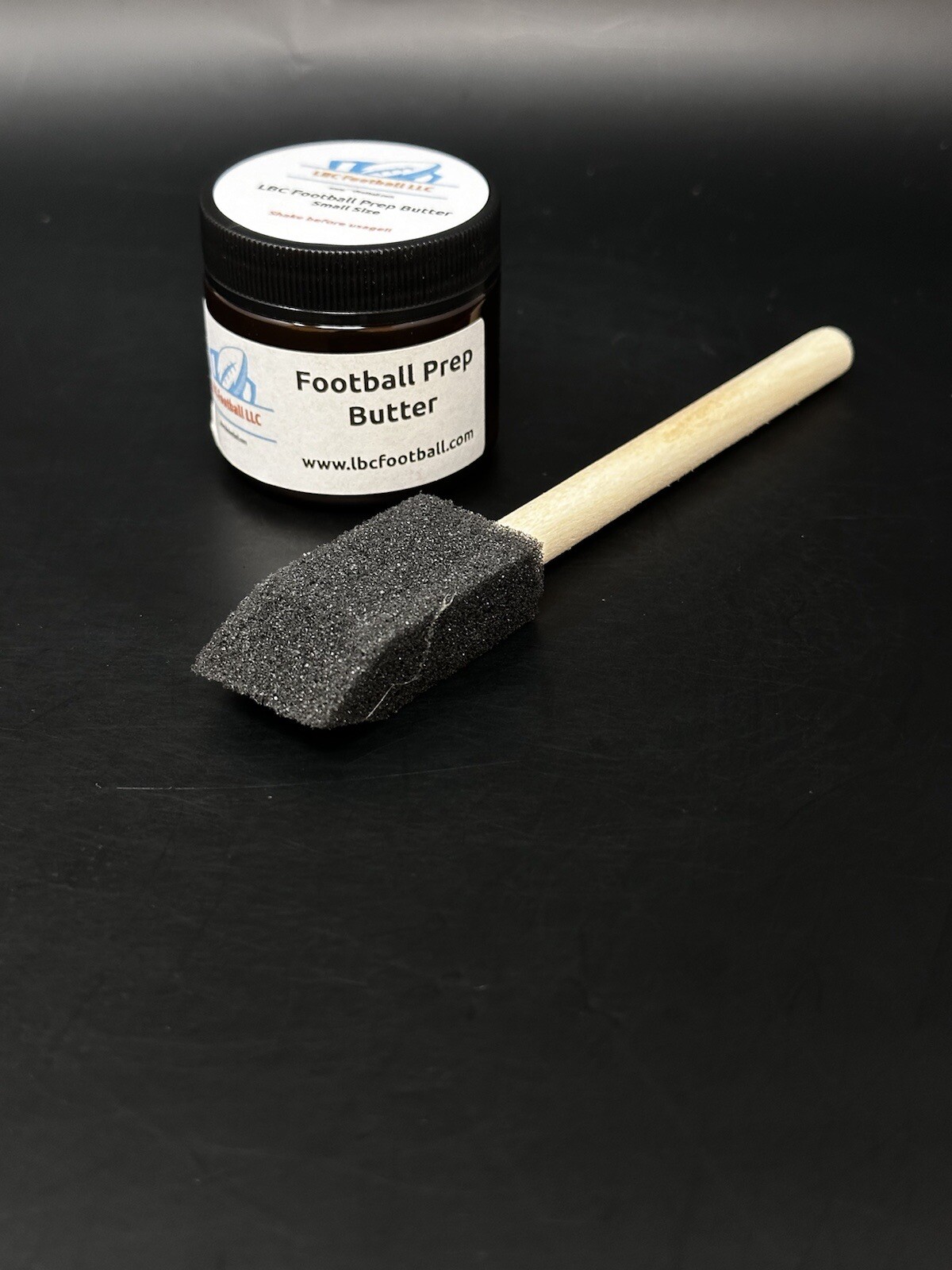 LBC Football Prep Butter 2oz Size Rubbing Mud Compound Game Prepping Footballs