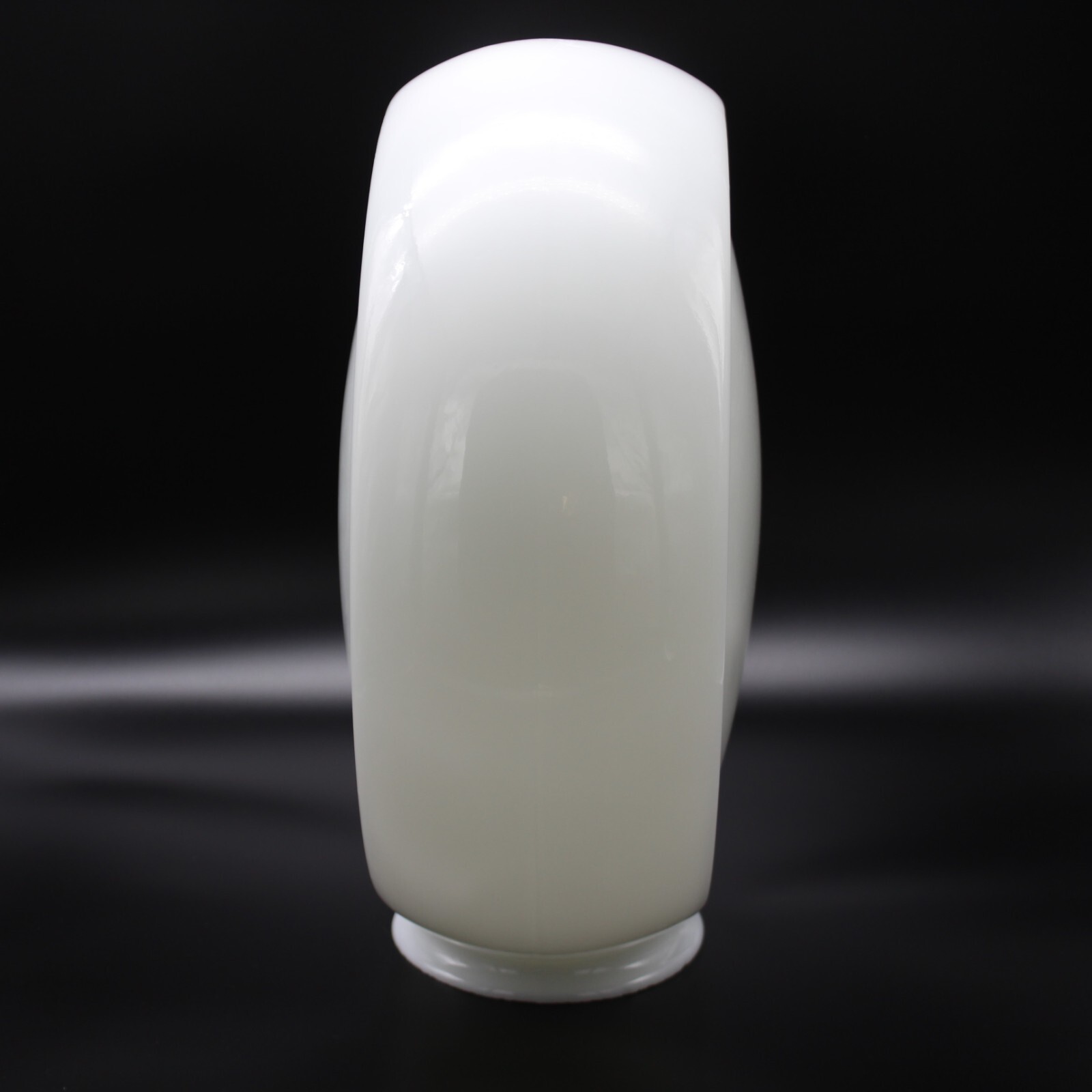 13.5" Milk Glass Gas Pump Globe Body - Wide Body - 5 3/4" Wide