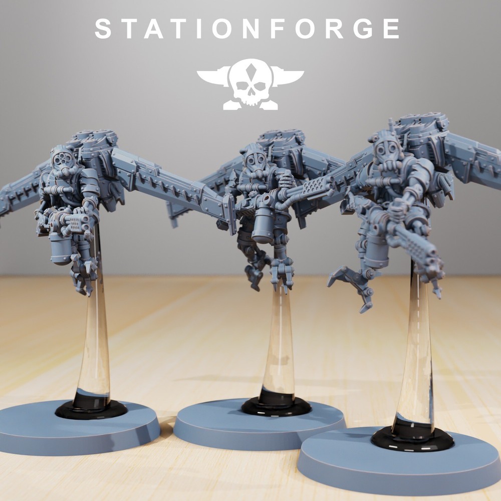 Scavenger Operators, Flying Tech Adepts, Mech Division, Stationforge