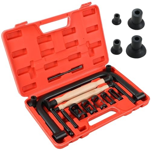 Valve Spring Compressor Kit with 4 Suction Cups | Valve Spring Removal Red