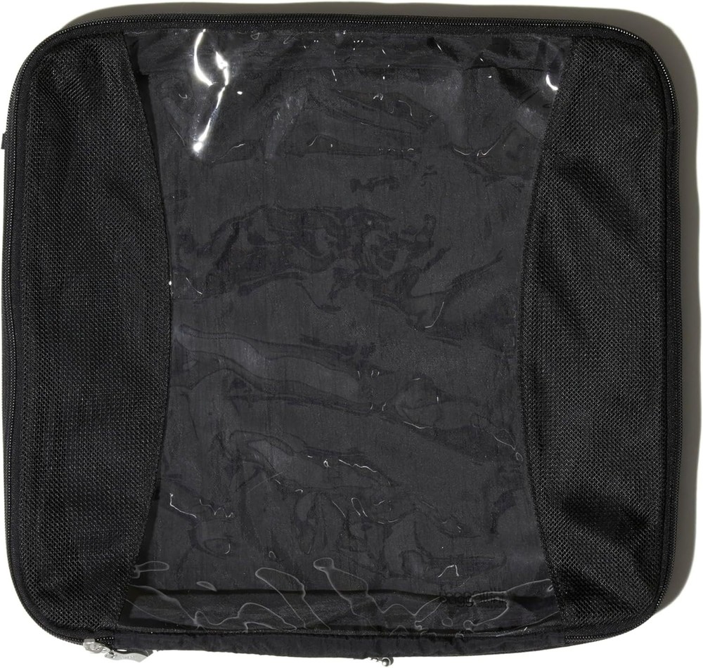 Baggallini Extra Large Compression Cube Water-Resistant Nylon Black