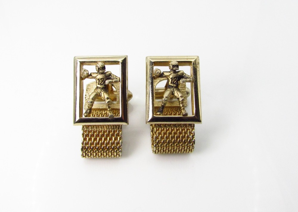 Wrap Cufflinks with #12 Quarterback by Swank