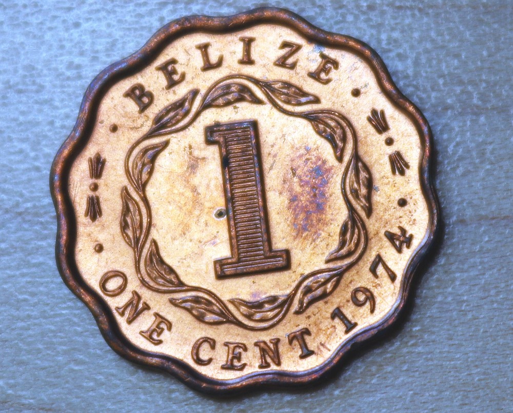 1974 Belize 1 Cent KM# 33