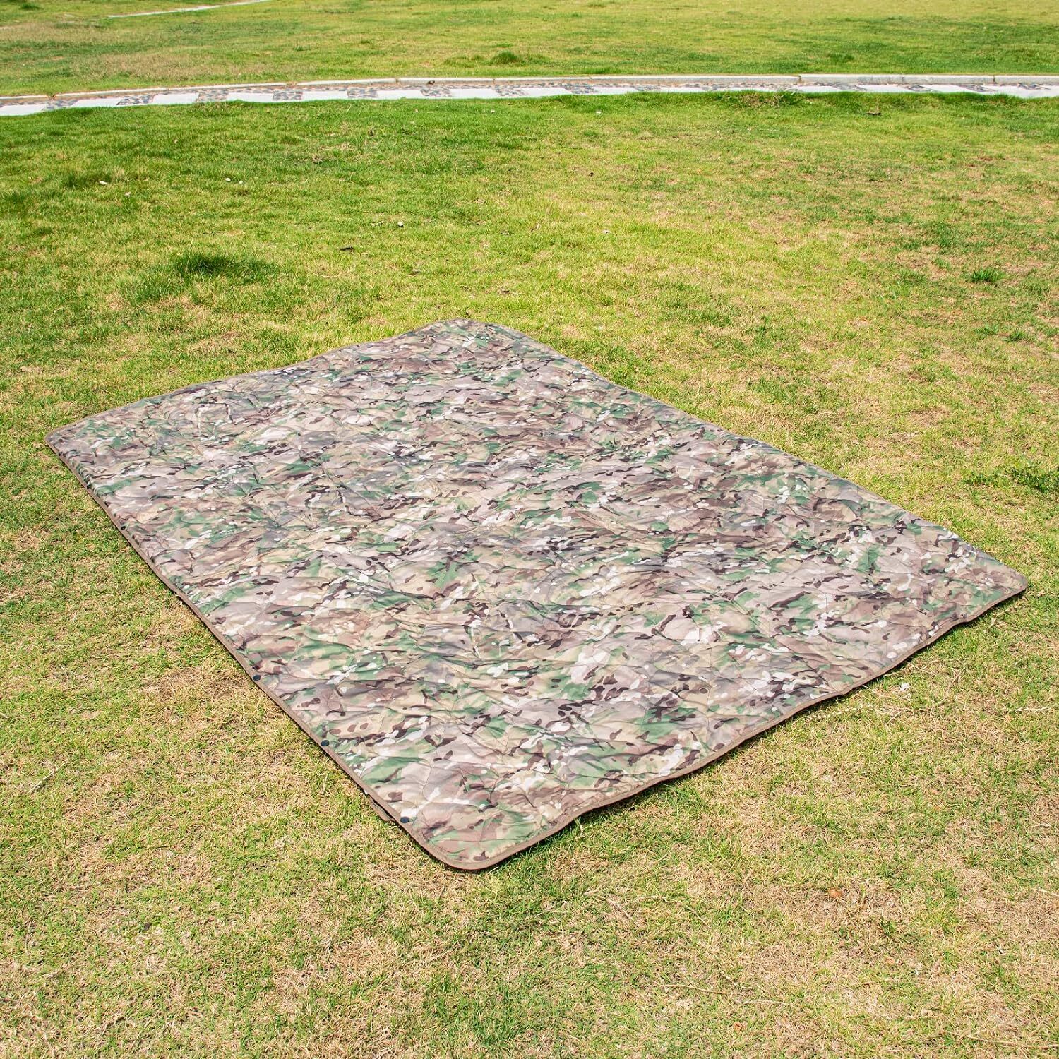 Camo Woobie Blanket Waterproof Poncho Liner for Outdoor Camping, Hiking, Hunting