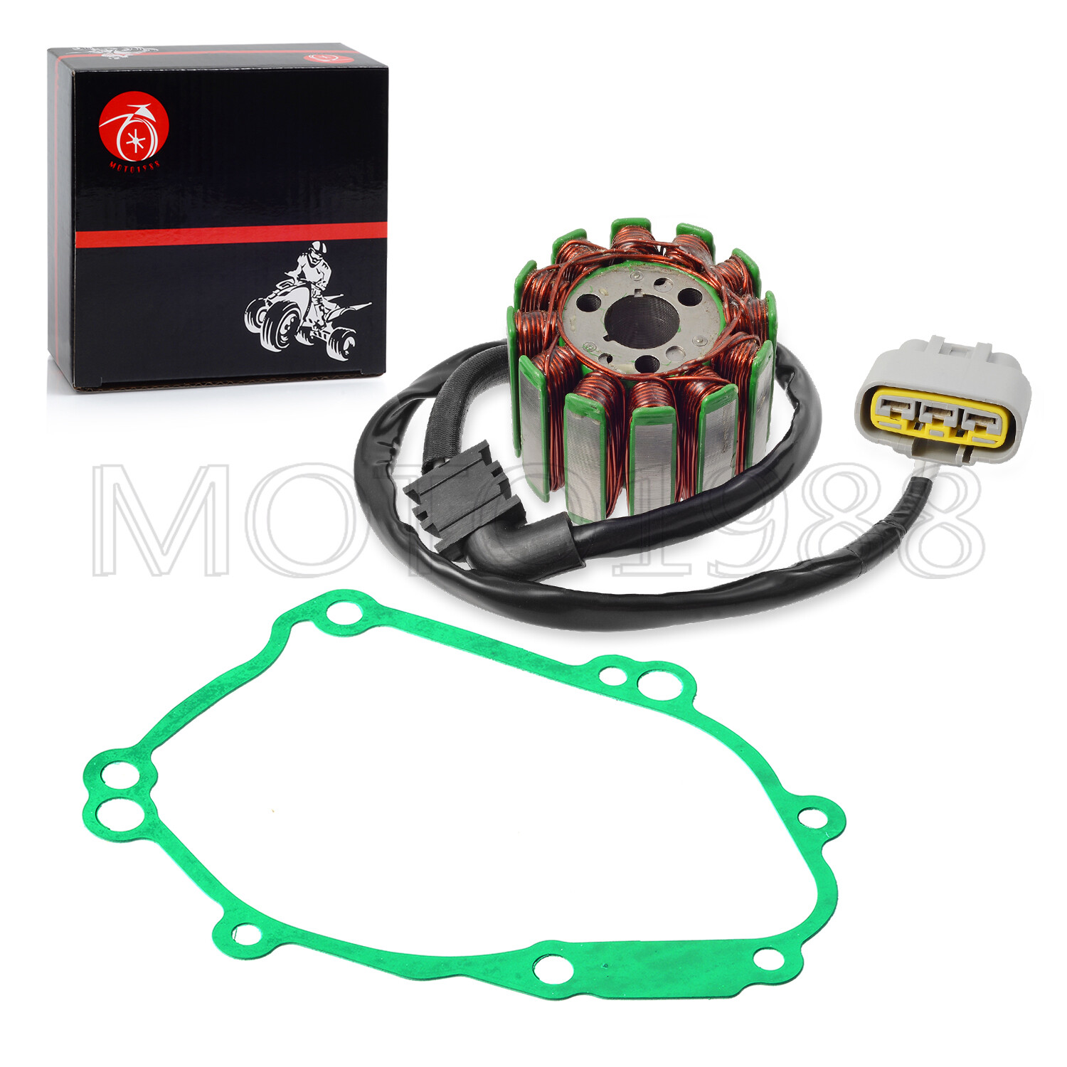 For YAMAHA R1 Limited Edition 2006 Magneto Stator Flywheel Rotor W/ Cover GASKET