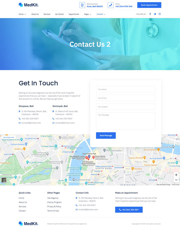 Premium Wordpress Elementor Template Kit Bundle | Health & Medical theme