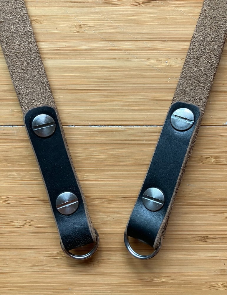 Horween Chromexcel leather camera neck strap 37" new