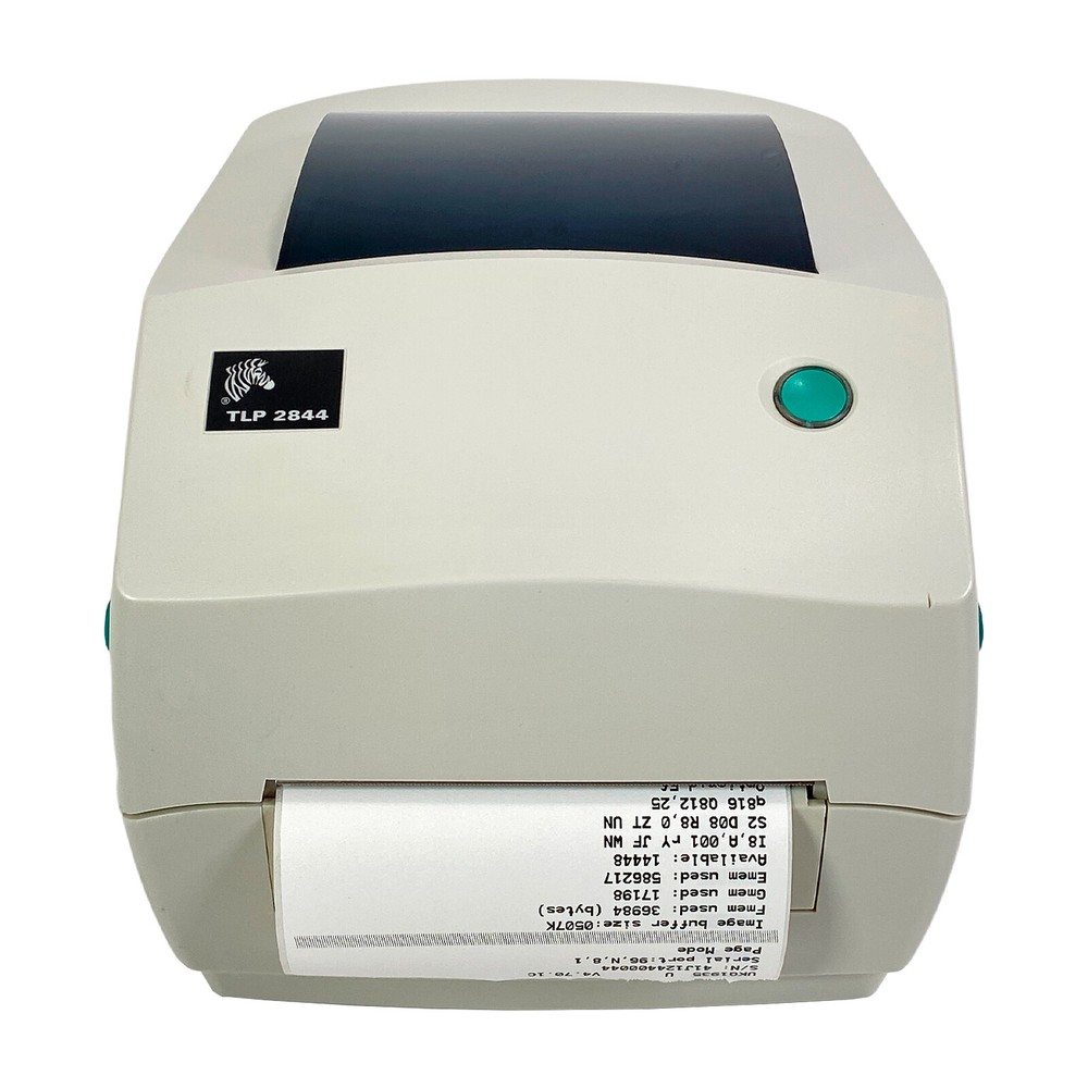 Zebra TLP 2844 Thermal Transfer Barcode Label Printer USB Serial Parallel
