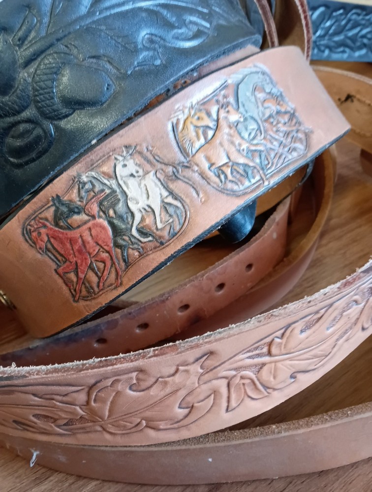 Genuine Leather Belts Bundle