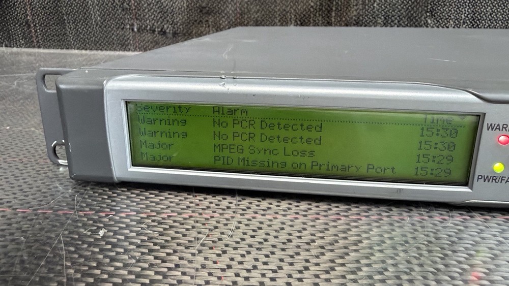 HARMONIC Multifunctional Integrated Receiver Decoder ProView-7100 *Read-Alarms*