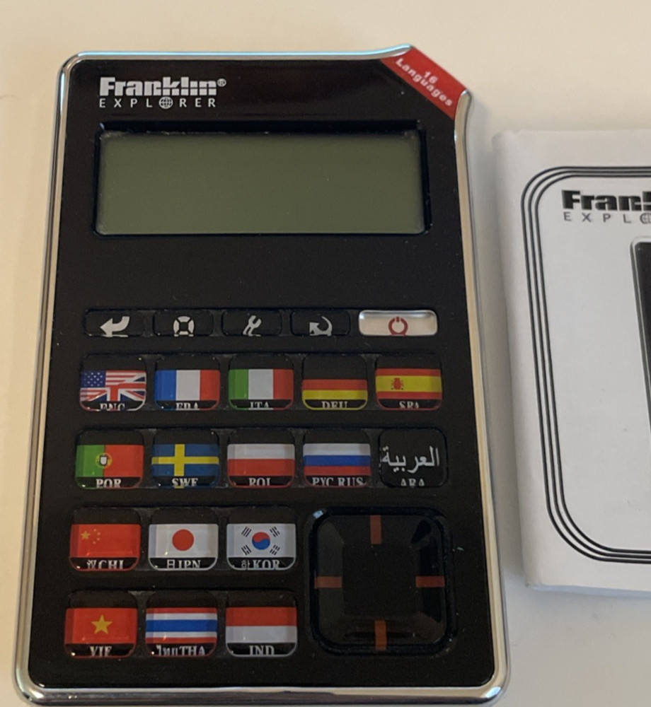 Franklin Explorer 16 Language Phrasebook Translator 2009 EST-4016