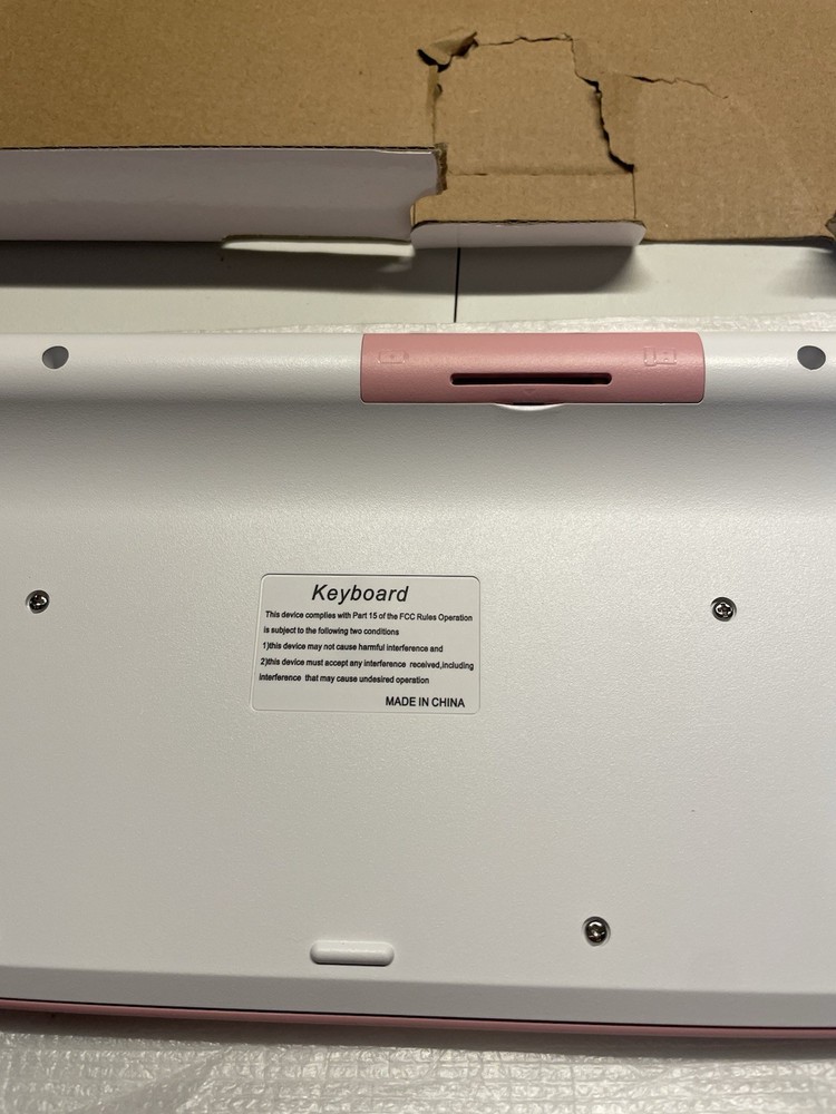 mini pink wireless keyboard and mouse 100% Tested WORKS