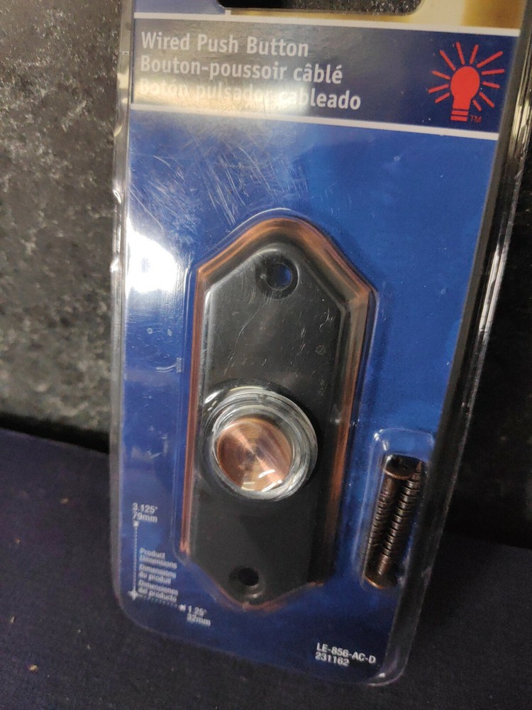 Zenith LE-856-AC WIRED Push Button - Antique Copper Finish - Sealed New