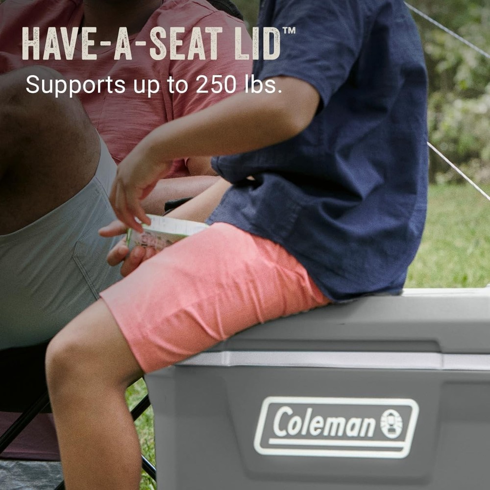 65-Qt Rolling Cooler with Cup Holders