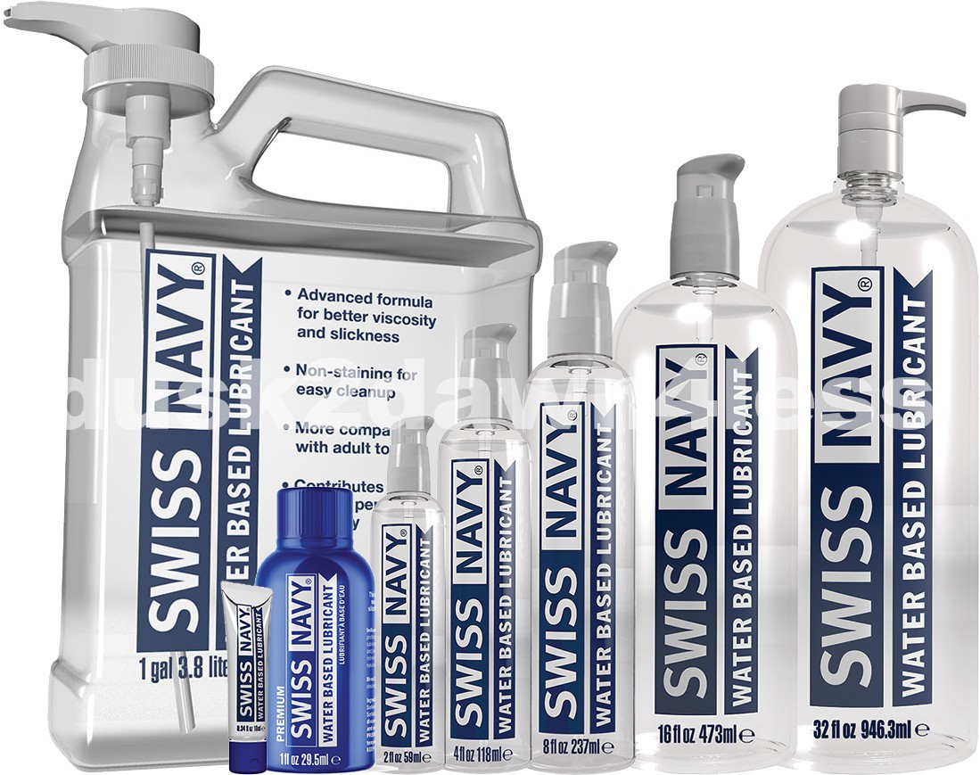Swiss Navy Premium Water Lubricant - Viscosity & Slickness Smooth Glide Sex Lube
