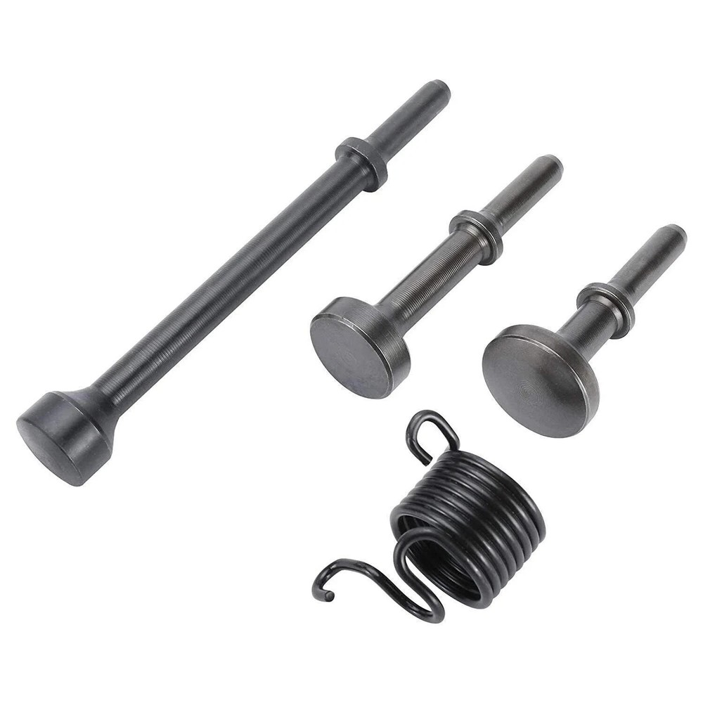 4 Pack Smoothing Pneumatic Air Hammer Bits Air Chisel Bits Tool Set with Spring