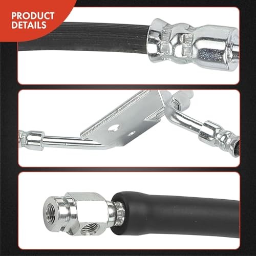 Front Driver Side Brake Hydraulic Hose Compatible with Dodge Models - Ram