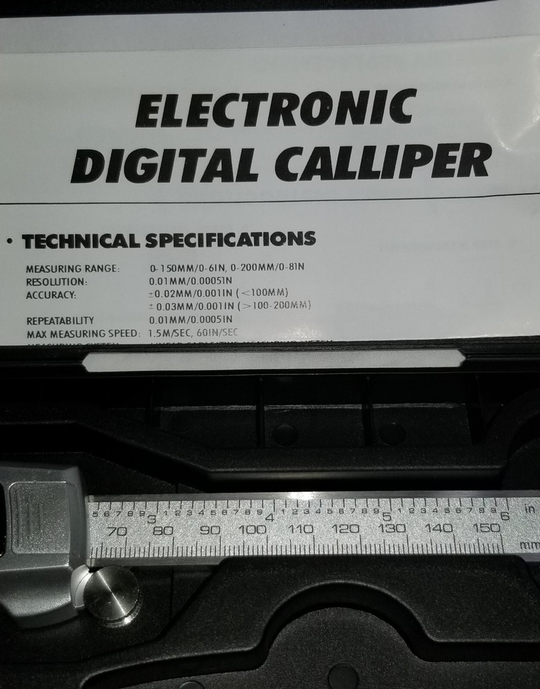 Electronic Digital Caliper Stainless Steel New