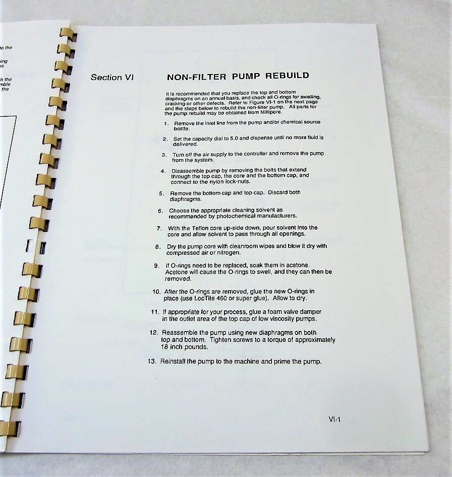 Millipore Wafergard Installation & Operating Instructions OM 165