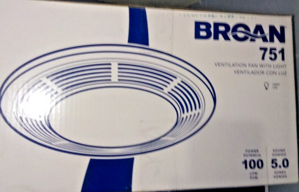 Broan 751 Ceiling Exhaust Fan
