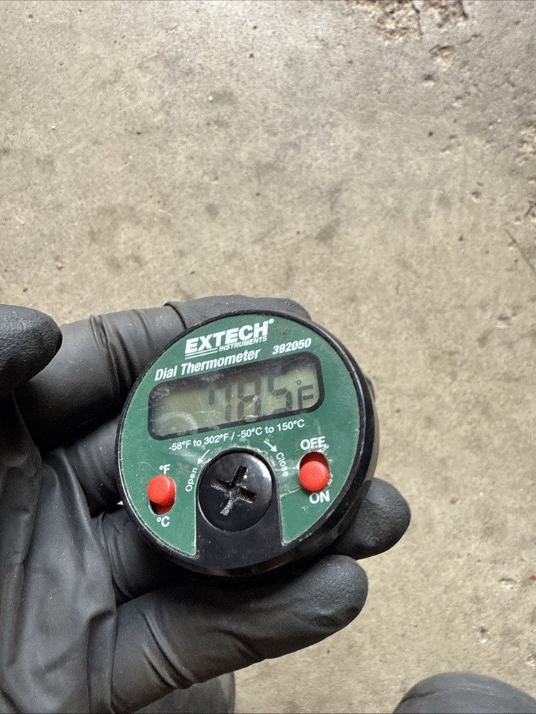 Extech Instruments Dial Stem Thermometer 392050 New Battery