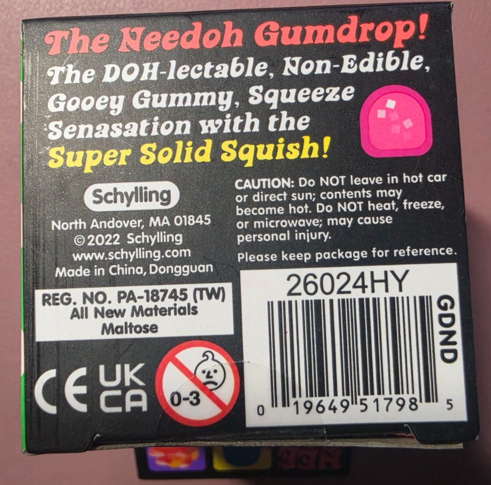 Needoh Gumdrop - Blue