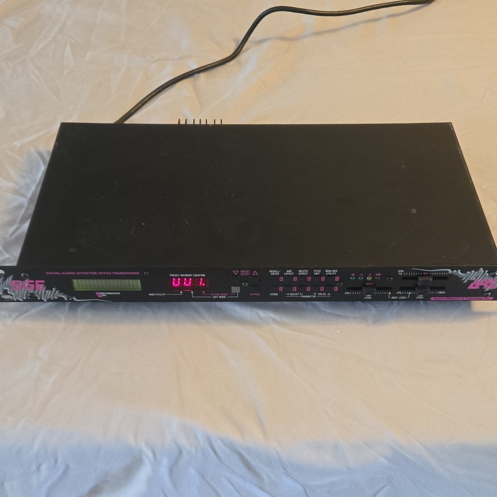 ART SGE Digital Multi-Effects Processor Rack Mount 2-Channel Pitch Transposer