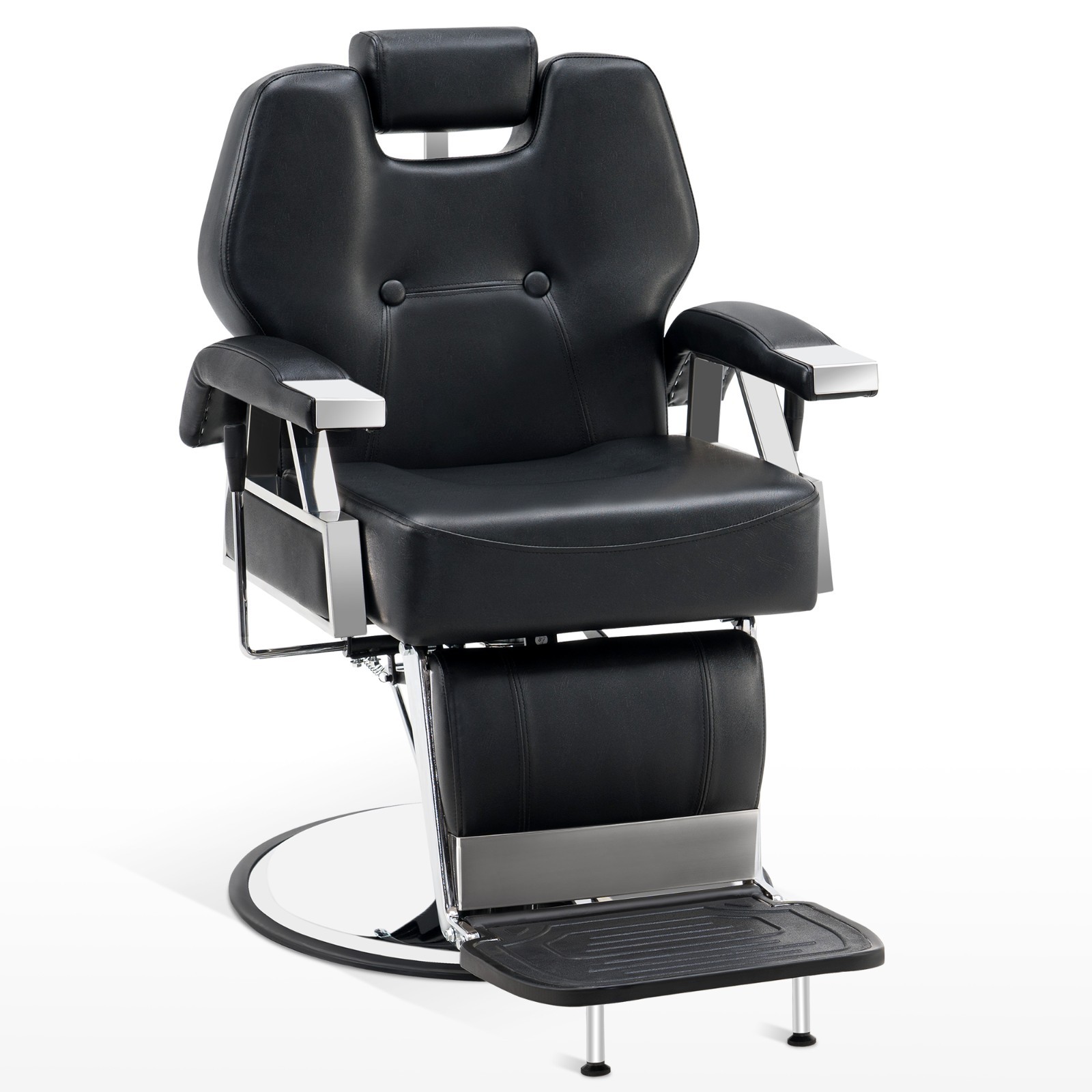 BarberPub All Purpose Barber Chair,Reclining Salon Styling Barbershop 2801