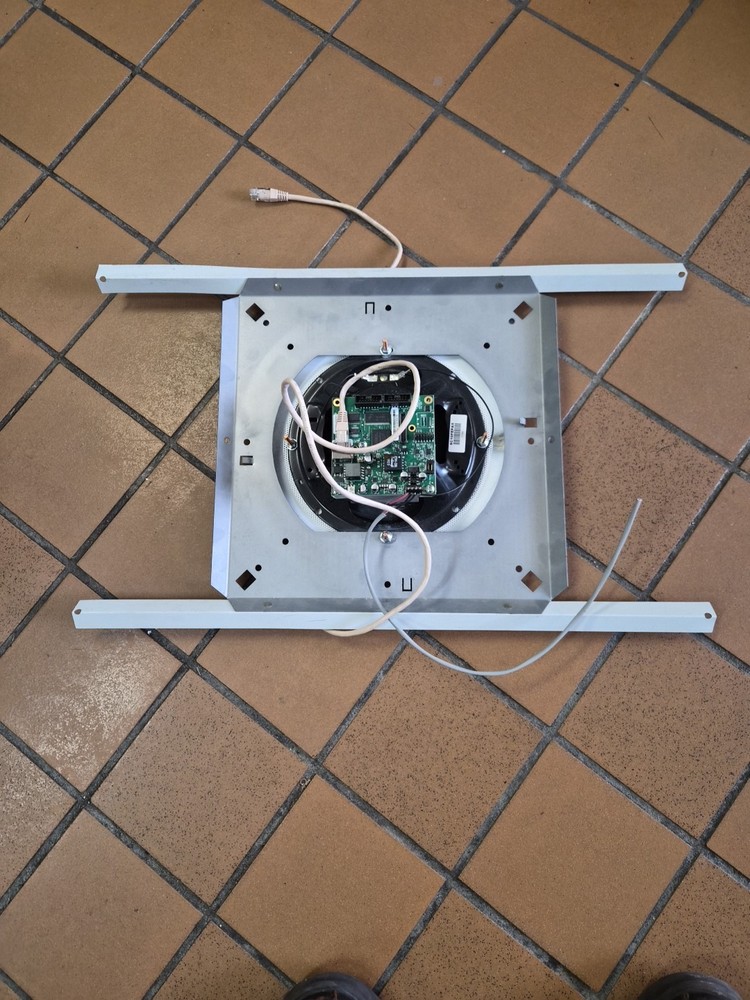 ADVANCED NETWORK IPSCM-RM 8" ROUND CEILING INTERCOM SPEAKER Used Pulled From Wor