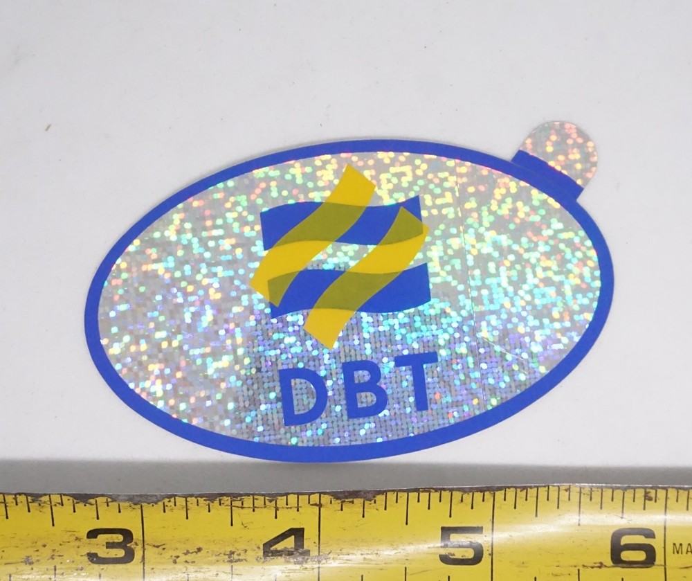 DBT Coal Sticker Mining Logo Reflective Holographic