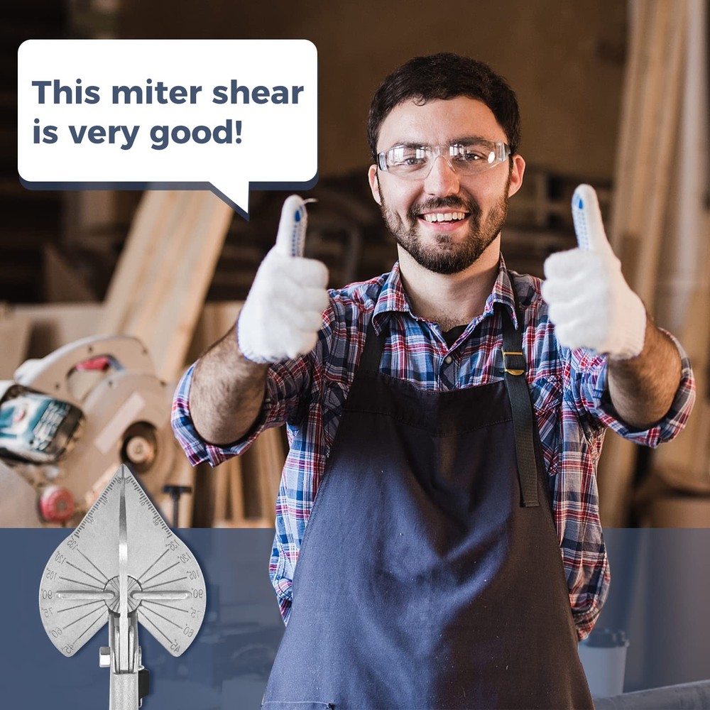 Miter Shears，Sharp Multi Angle Scissors, Adjustable From 45 ° to 135 ° Quarter