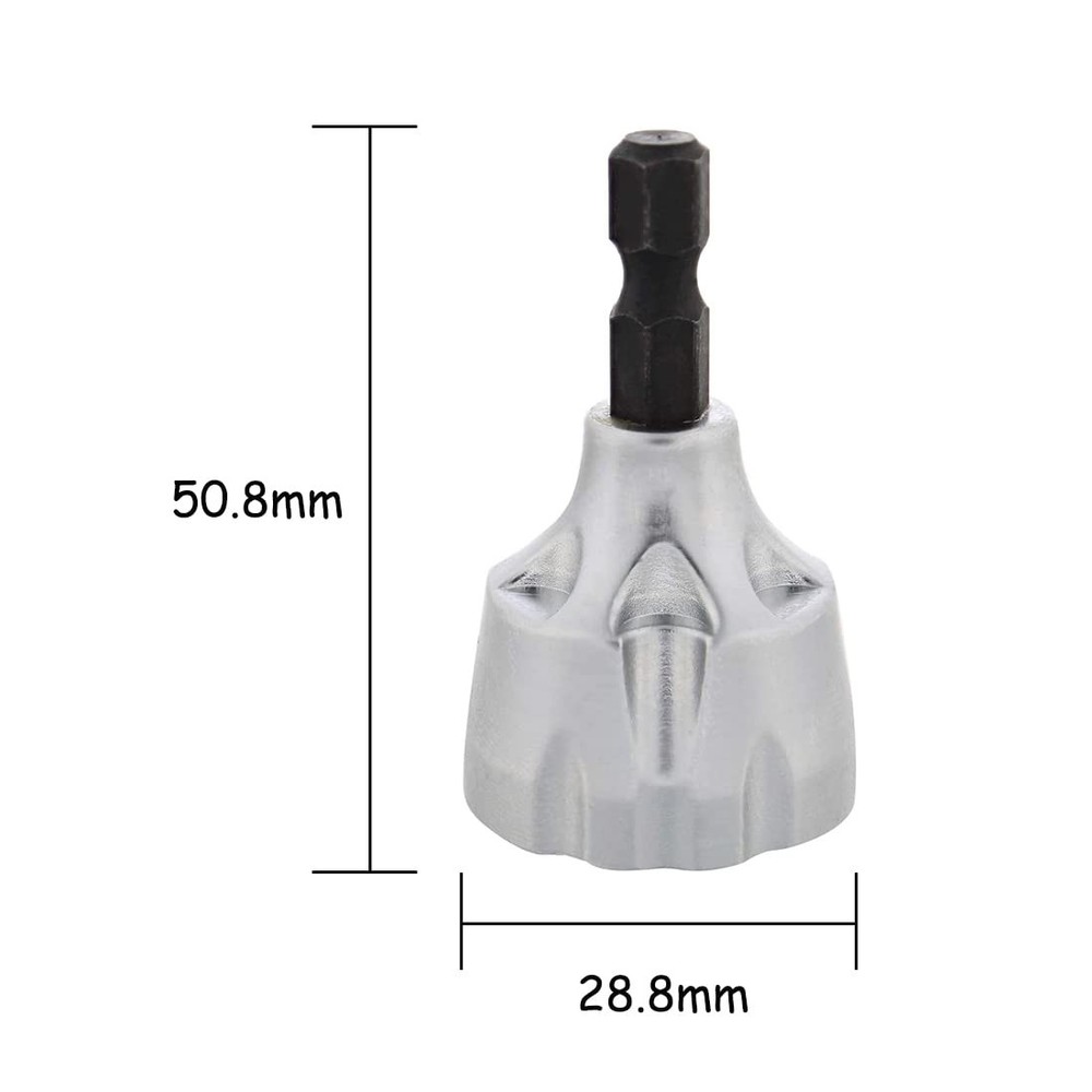 SeonFook Deburring External Chamfer Tool Bolt Thread Repair Screw Burr...