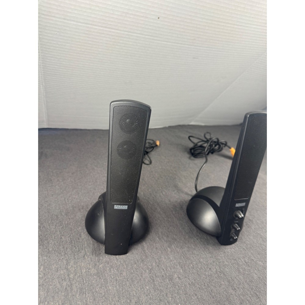 Altec Lansing ATP3 Multimedia Computer Speaker System Satellites Only Black
