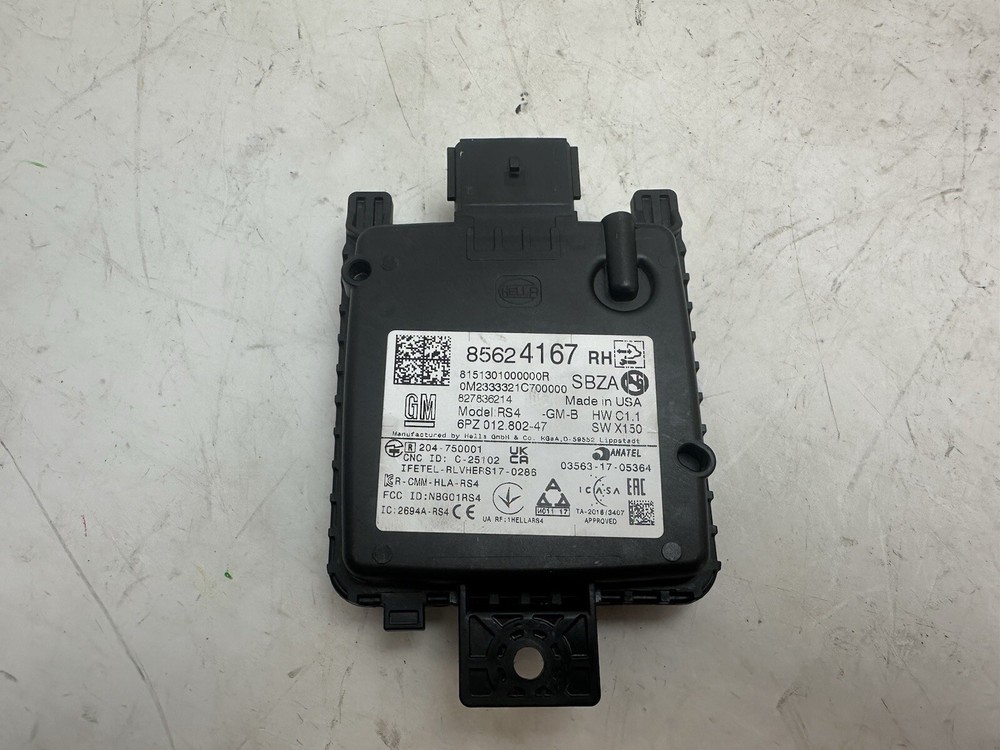 CHEVY Silverado / GMC Sierra Right RH Passenger Object Detection Module 85624167