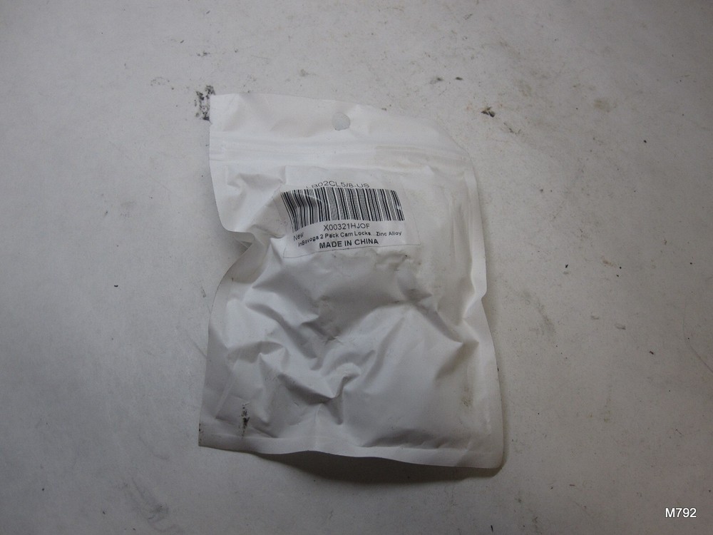 2 Pack Cabinet Locks with Keys, 5/8" Cam Lock Mailbox Lock Replacement