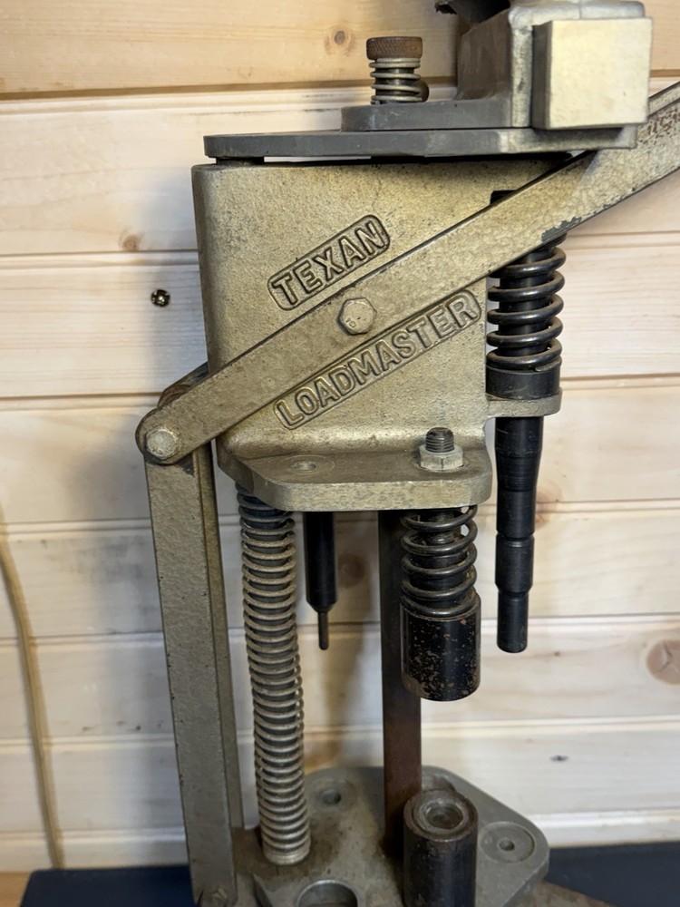 Vintage Texan Loadmaster Reloader Press Machine Used Shot-shell Reloader
