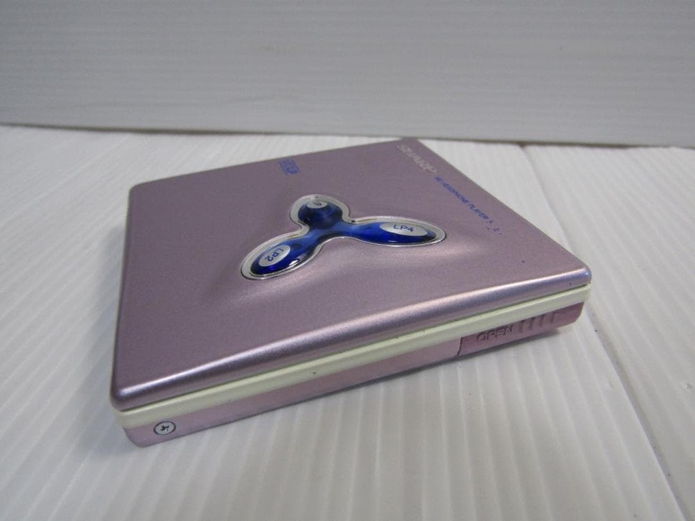 Sharp MD-ST770-P Portable MD Player Operation confirmed