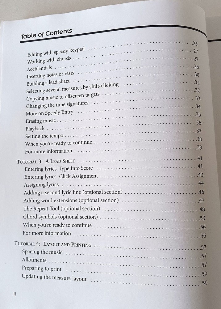 Finale 97 Installation & Tutorials Manual w/ Install Key Number Music Notation