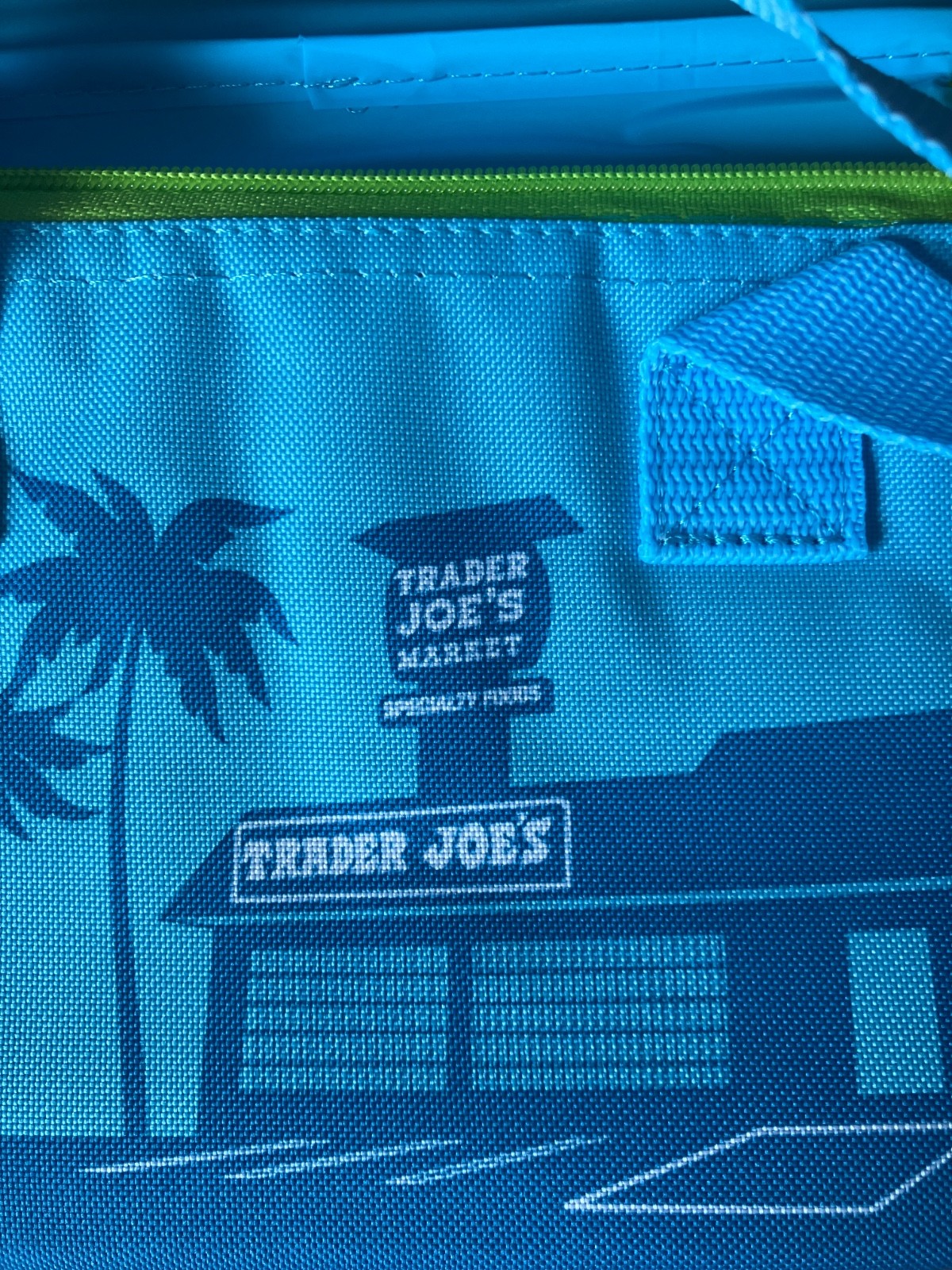 Trader Joe’s Mini Insulated BAG /TOTE BLUE LIMITED IN HAND. MORE AVAILABLE