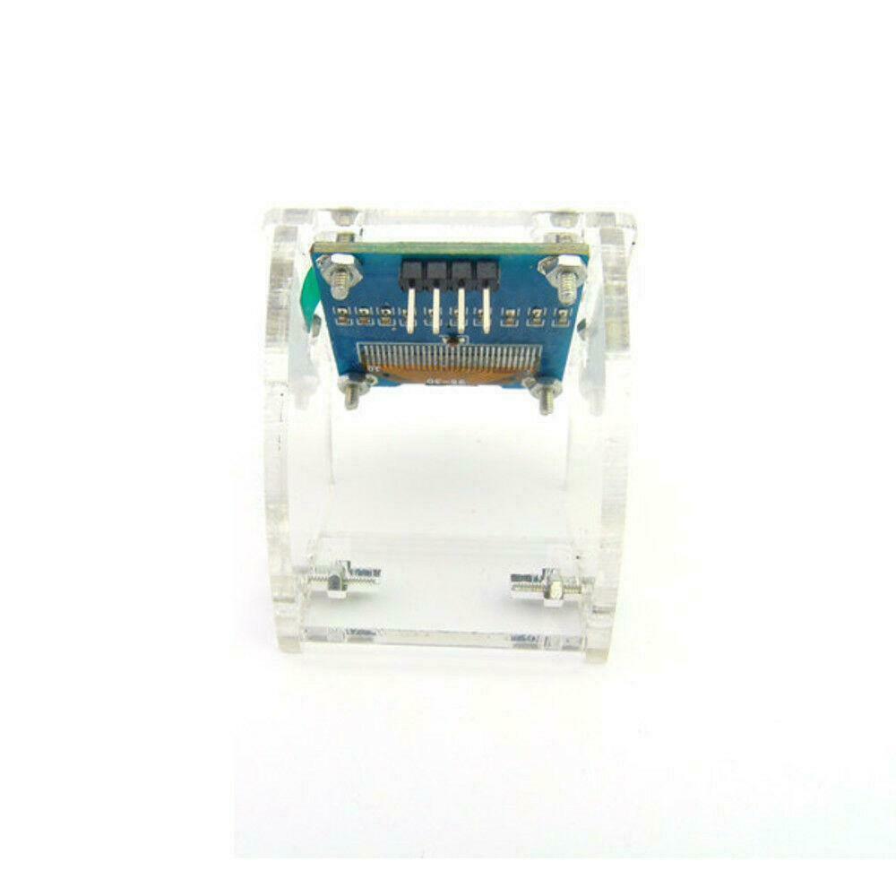 Transparent Shell Acrylic Case For 128X64 0.96 Inch OLED LCD LED Display Module