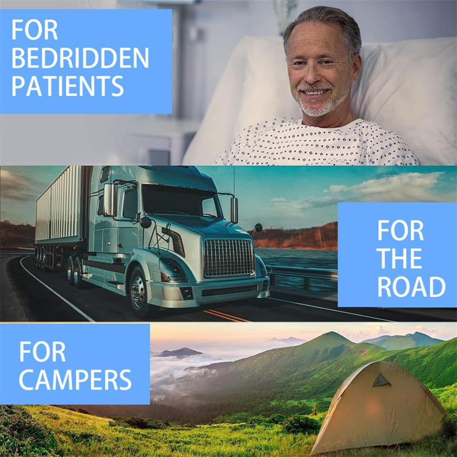 Urinals for Men Urinal Bottles Pee Bottle Camping Portable Toilet Spill Proof