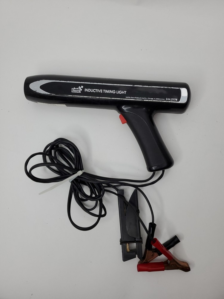 Sears Inductive Timing Light Model 244.2178 Black Silver USA VTG