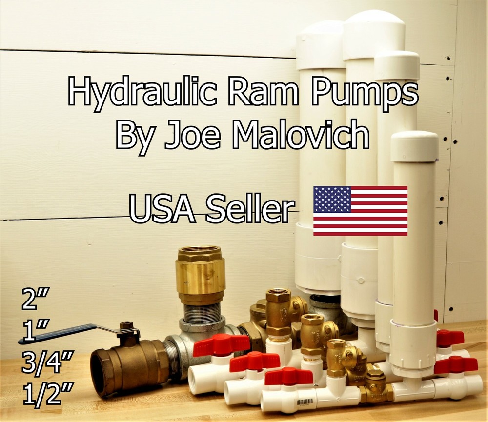 3/4" Hydraulic Ram Water Pump Kit