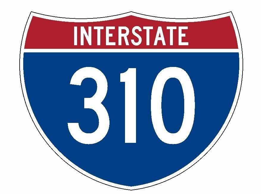 Interstate 310 Sticker Decal