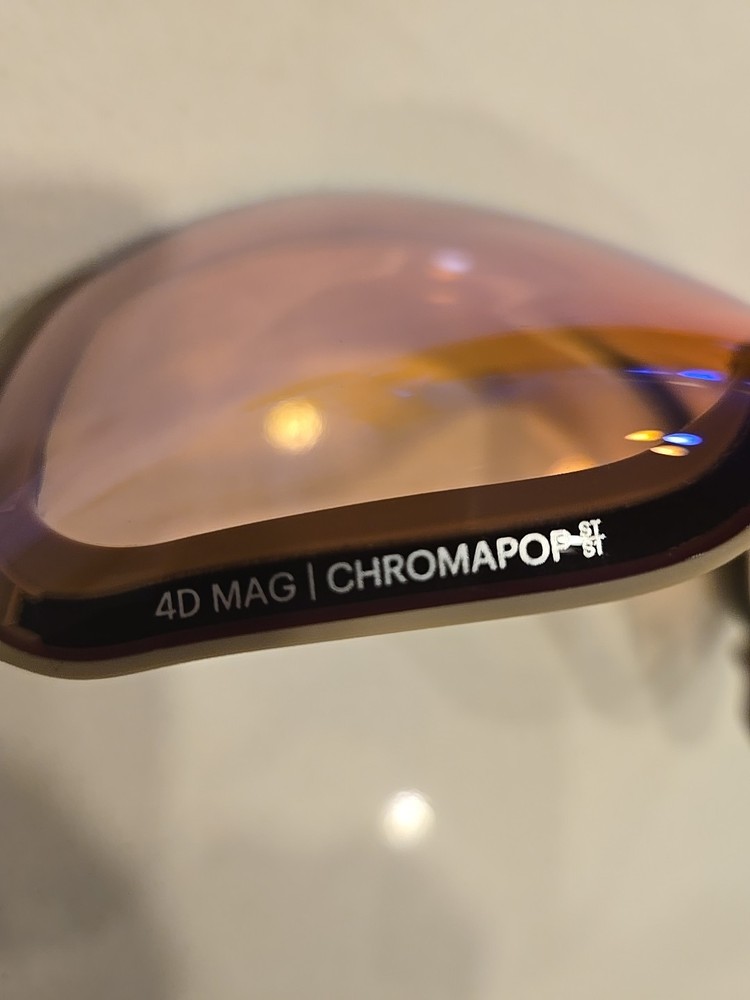 New Smith 4D Mag Chromapop Storm Blue Sensor Replacement Goggle Lens Low Light