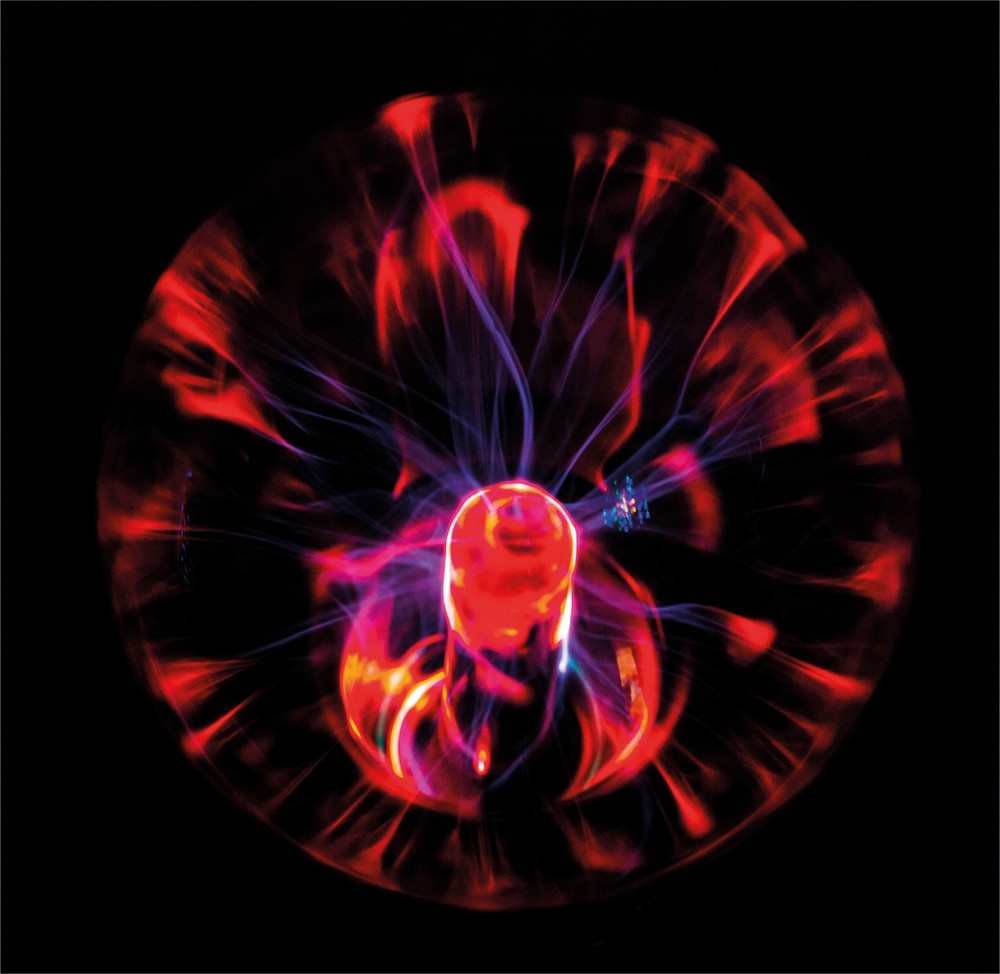 Plasma Ball Globe Lamp Night Light Bedside Table Light Touch Sensitive Bedroom
