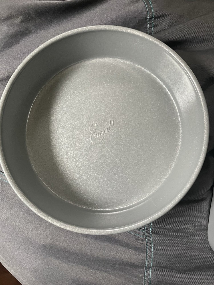 Emeril Lagasse Gray Bakeware Set Cake Pans Baking Dishes Round Square