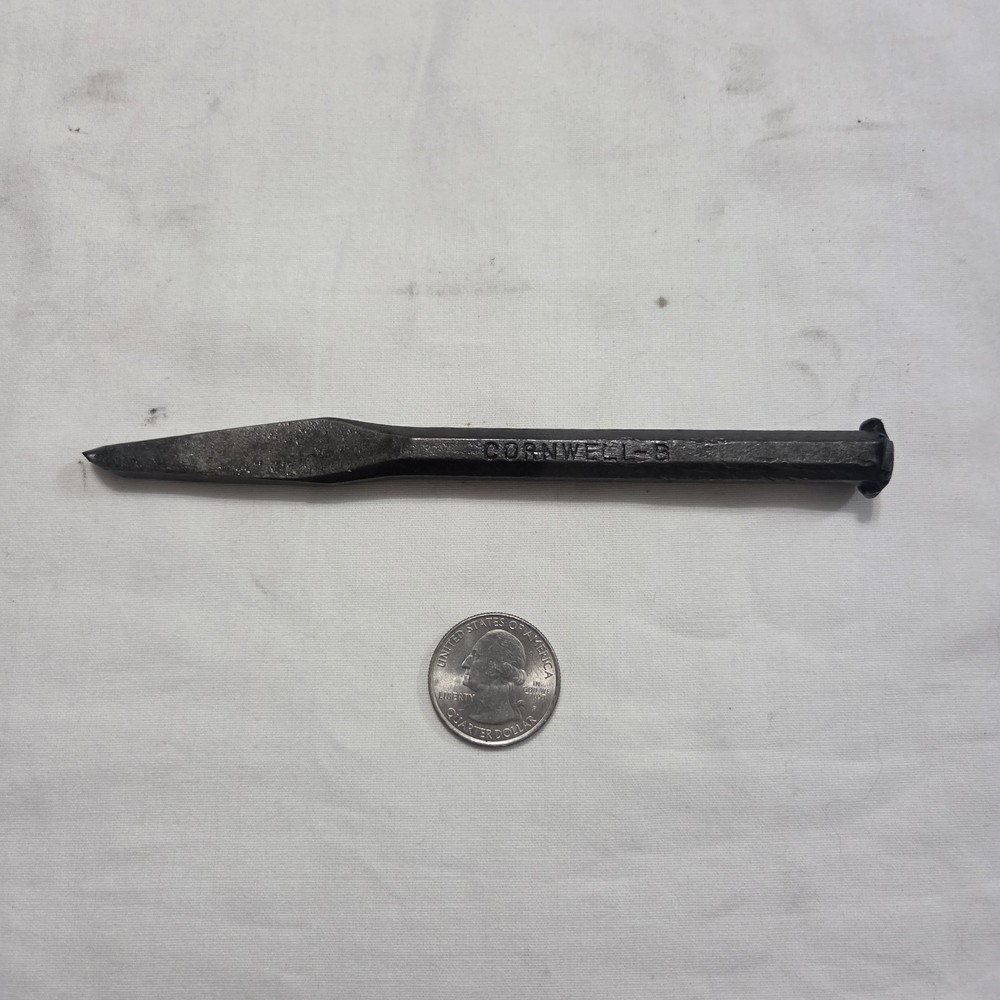 Vintage Cornwell Tools -B 5" Cape Chisel - Made in USA