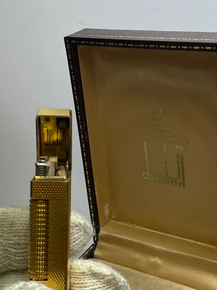 dunhill gold plated lighter